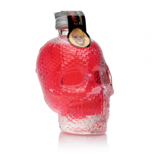Honiglikör - Zombie's Absinth Honey - Habanero - Totenkopfflasche 50 ml